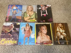 Carrie Underwood teen magazine pinup clippings lot Tiger Beat Teen Beat Pop Star