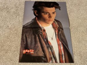 Johnny Depp Patrick Swayze teen magazine poster clipping Teen Set Party rare