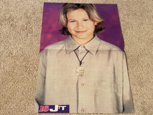 Jonathan Taylor Thomas Andrew Keegan teen magazine pster close up long hair 16 mag child star