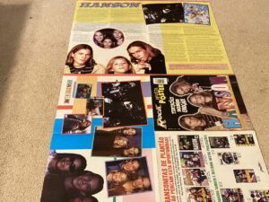 Hanson teen magazine poster clipping Rock Pevista