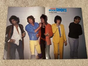 Rolling Stones Kim Carnes teen magazine poster rock and roll pix