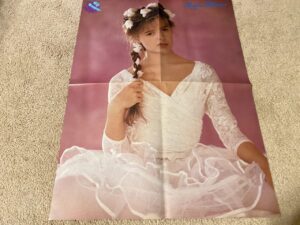 Alyssa Milano New Kids on the block teen magazine poster white dress Big Bopper pix