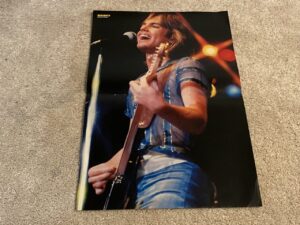Shaun Cassidy teen magazine poster clipping blue shirt Bravo 70's stage picture