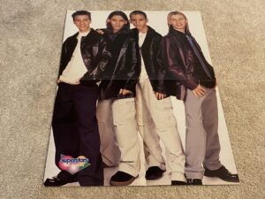 Moffatts Justin Timberlake Nsync teen magazine poster clipping leather jackets