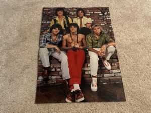 Bay City Rollers teen magazine poster clipping Shirtless brick wall Bravo pix
