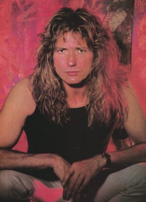 Joe Elliott Def Leppard teen magazine pinup clipping Teen Machine pix