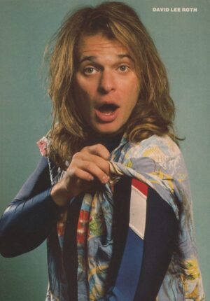 David Lee Roth Van Halen teen magazine pinup clipping solo shot Teen Machine pix