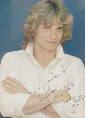 Rex Smith Erik Estrada teen magazine pinup clipping crossed arms white shirt Teen Machine