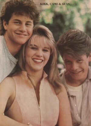 Kirk Cameron Cami Sean Astin teen magazine pinup Teen Machine actors pix