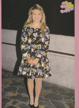Candace Cameron Damon Pampolina teen magazine pinup clipping dress The Party pix