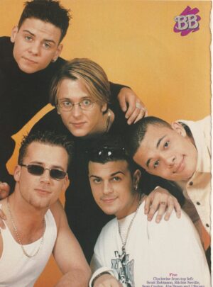 Five Chris Kirkpatrick 5 Nsync teen magazine pinup clipping young boyband BB Bop