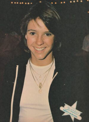 Kristy Mcnichol Gregory Harrison teen magzine pinup clipping Superteen silver necklace