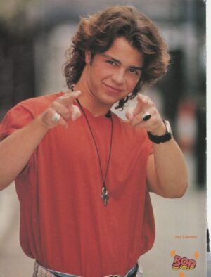 Joey Lawrence Jason James Richter teen magazine pinup clipping rings silver cross Brotherly Love