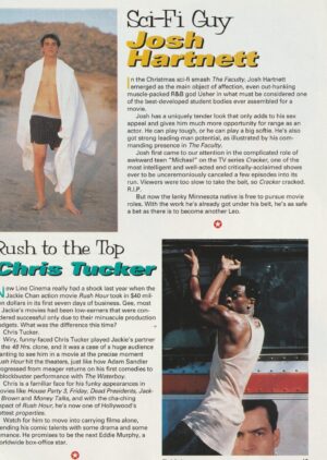 Josh Hartnett Nick Stabile teen magazine pinup barefoot boxers beach Pop Star hot