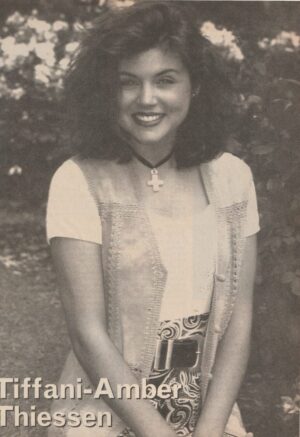 Tiffani Amber Thiessen Mariah Carey Joey Lawrence teen magazine pinup clipping pix