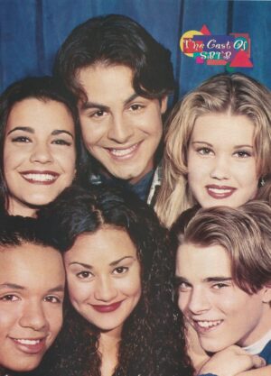 Jonathan Taylor Thomas Saved by the Bell New ClassParty of Five Kellie Martin teen magazine pinup