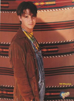 Wil Wheaton Leonardo Dicaprio teen magazine pinup clipping Bop crush modeling