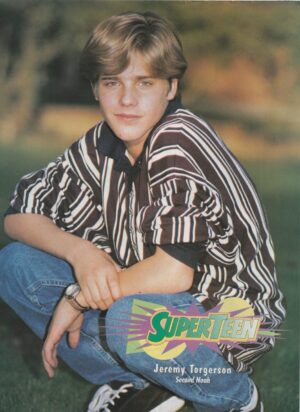 Jeremy Torgerson Scott Wolf teen magazine pinup Superteen mag squatting teen idols pre teen pix