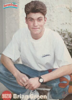 Tori Spelling Brian Austin Green teen magazine pinup clipping squatting 90210