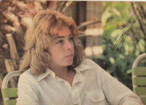 Leif Garrett Dirk Benedict teen magazine pinup clipping vintage green chair pix