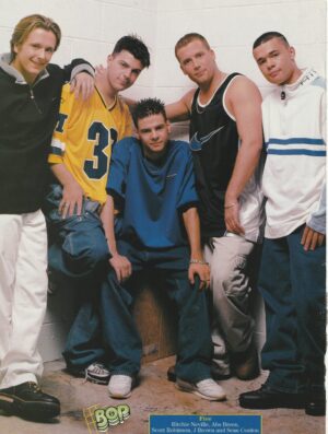 J Brown Abs Breen Five Brian Littrell teen magazine pinup clipping Backstreet