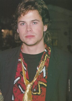 Rob Lowe Boy George Culture Club teen magazine pinup clipping Teen Machine Pix