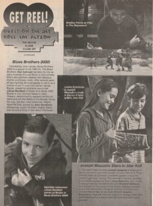 Joseph Mazzello teen magazine clipping Get Reel