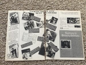 Ricky Schroder teen magazine article clipping looking back Star pix sun young