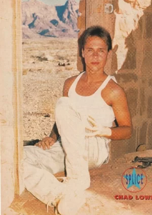 Chad Lowe teen magazine pinup clipping muscles white shirt Spice modeling pix