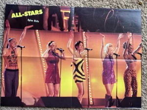 Spice Girls Taylor Hanson teen magazine poster clipping stage show 90’s crush