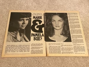 Marie Osmond Pamela Sue Martin teen magazine pinup clipping how well do you know