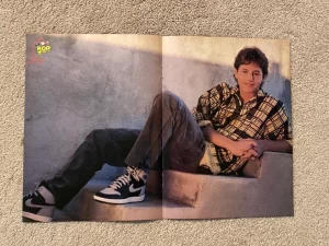 Kirk Cameron Michael J. Fox Julian Lennon teen magazine poster clipping steps