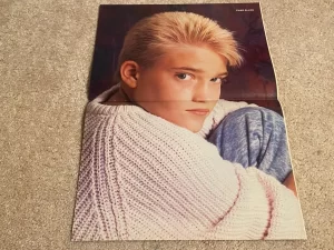 Chad Allen Will Wheaton teen magazine poster clipping My Two Dads pink swe