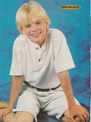 David Gallagher teen magazine pinup clipping 7th Heaven Young shorts Rare pix