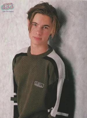 Erik Von Detten JC Chasez Nsync teen magazine pinup clipping Young Pix full body