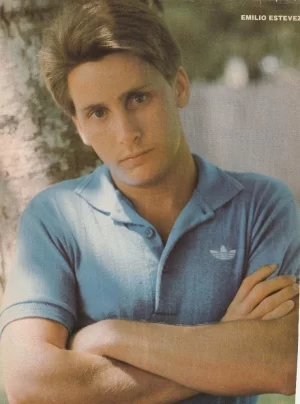Emilio Estevez Chris Mayer Byron Cherry teen magazine pinup clipping shirtless