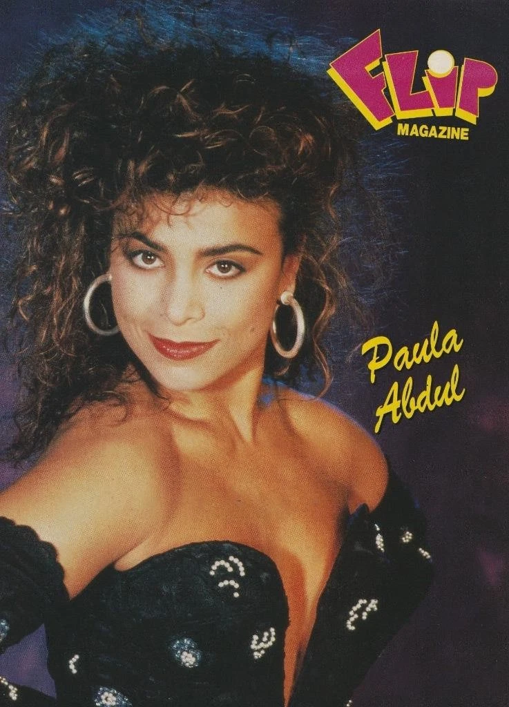 Kirk Cameron Paula Abdul teen magazine pinup clipping dancer Flip mag sexy pix