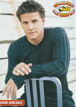 David Boreanaz Kirsten Dunst teen magazine clipping Vintage teen idols 90 Bg Hit