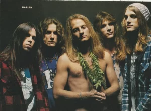 Pariah teen magazine pinup clipping Teen Beat pix rock band music shirtless