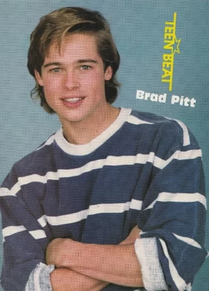 Brad Pitt Andrew Keegan teen magazine pinup clipping headshot YOUNG Actor pix