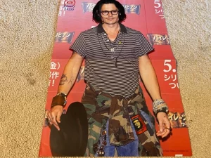 Johnny Depp teen magazine poster clipping teen idols vintage Japan picture pix
