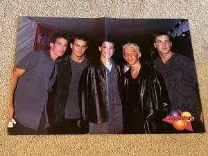 Ricky Martin Menudo Take 5 teen magazine poster clipping Super Stars boyband pic