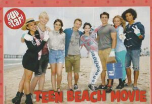 Ross Lynch teen magazine pinup Teen Beach movie sand shorts Pop Star teen idols