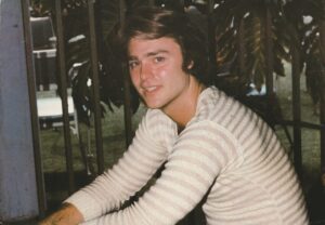 Greg Evigan teen magazine pinup clipping white shirt outside pix