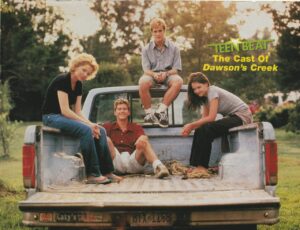Katie Holmes Joshua Jackson James Van Der Beek Michelle Williams Julio Iglesias Jr. teen magazine pinup Dawson's Creek Teen Machine truck pix RARE