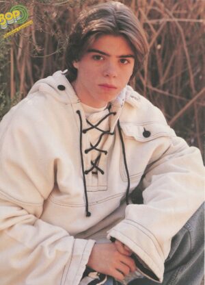 Matthew Lawrence Joey Lawrence teen magazine pinup clipping squatting Bop pix