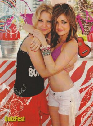 Selena Gomez teen magazine pinup Wizards of Waverly Place legs swimsuit Quizfest