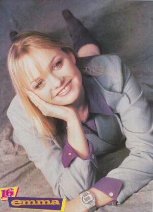 Spice Girls Victoria Beckham Emma Bunton teen magazine pinup clipping Girl Power BB