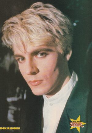 Simon Le Bon Nick Rhodes Duran Duran teen magazine pinup Star mag headshot pix
