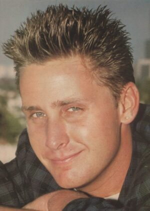 Emilio Estevez teen magazine pinup clipping headshot pix